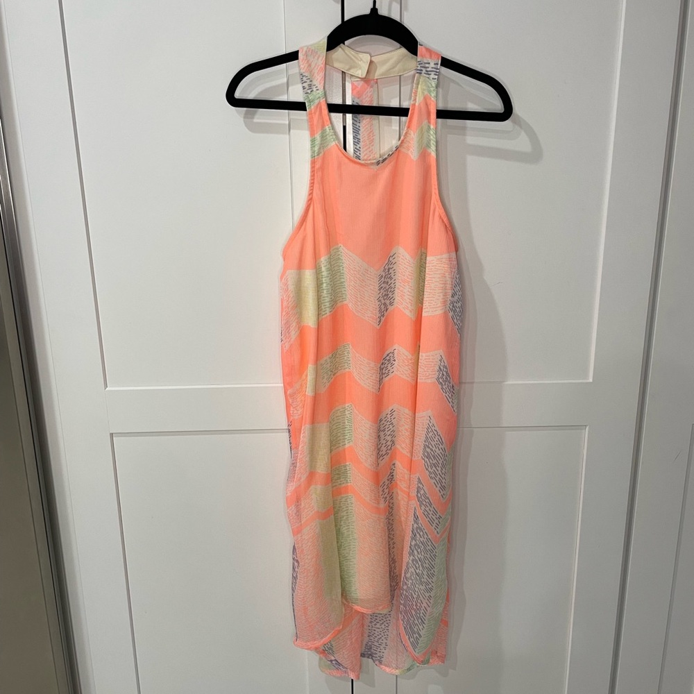 NEW Charlotte Russe High/Low Peachy Dress